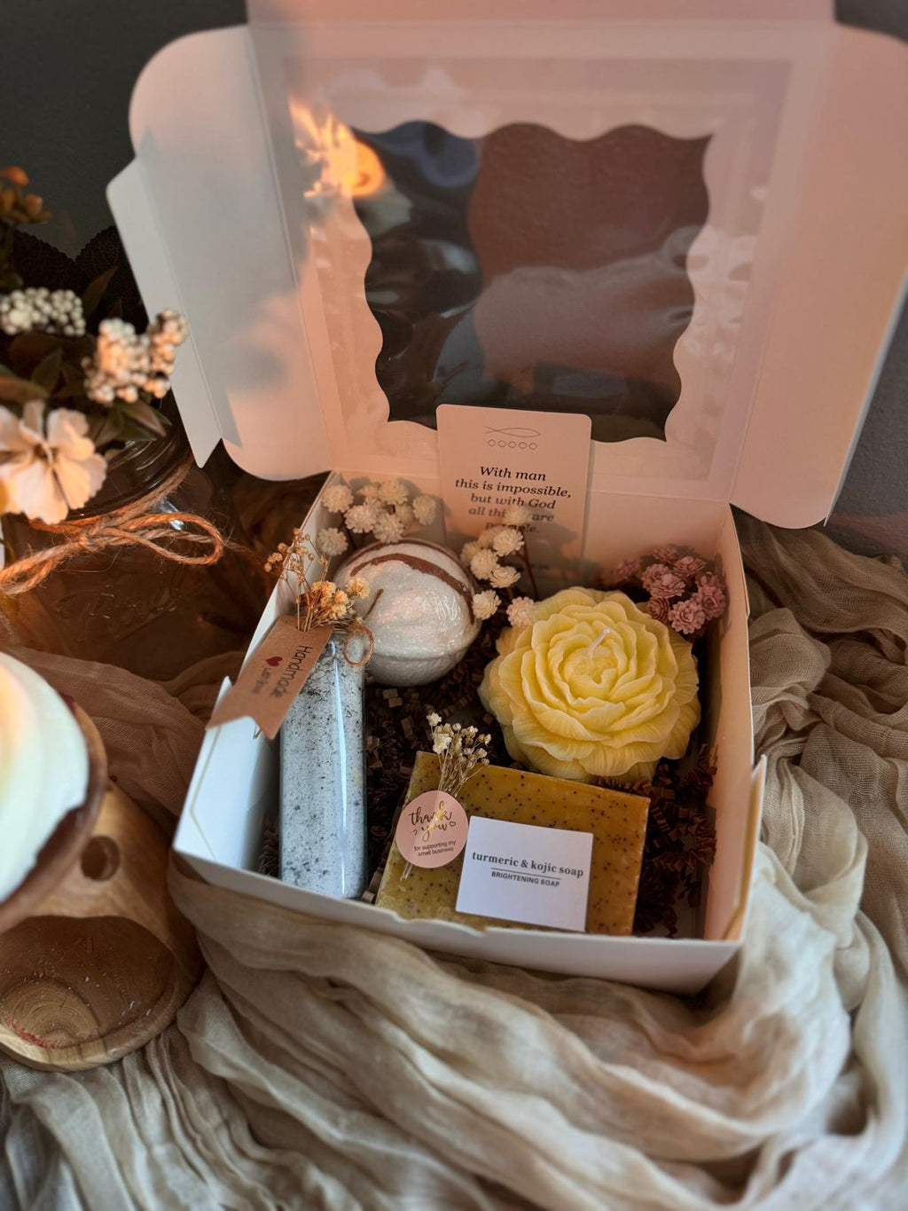 Curated Wellness Gift box- Rose Essence