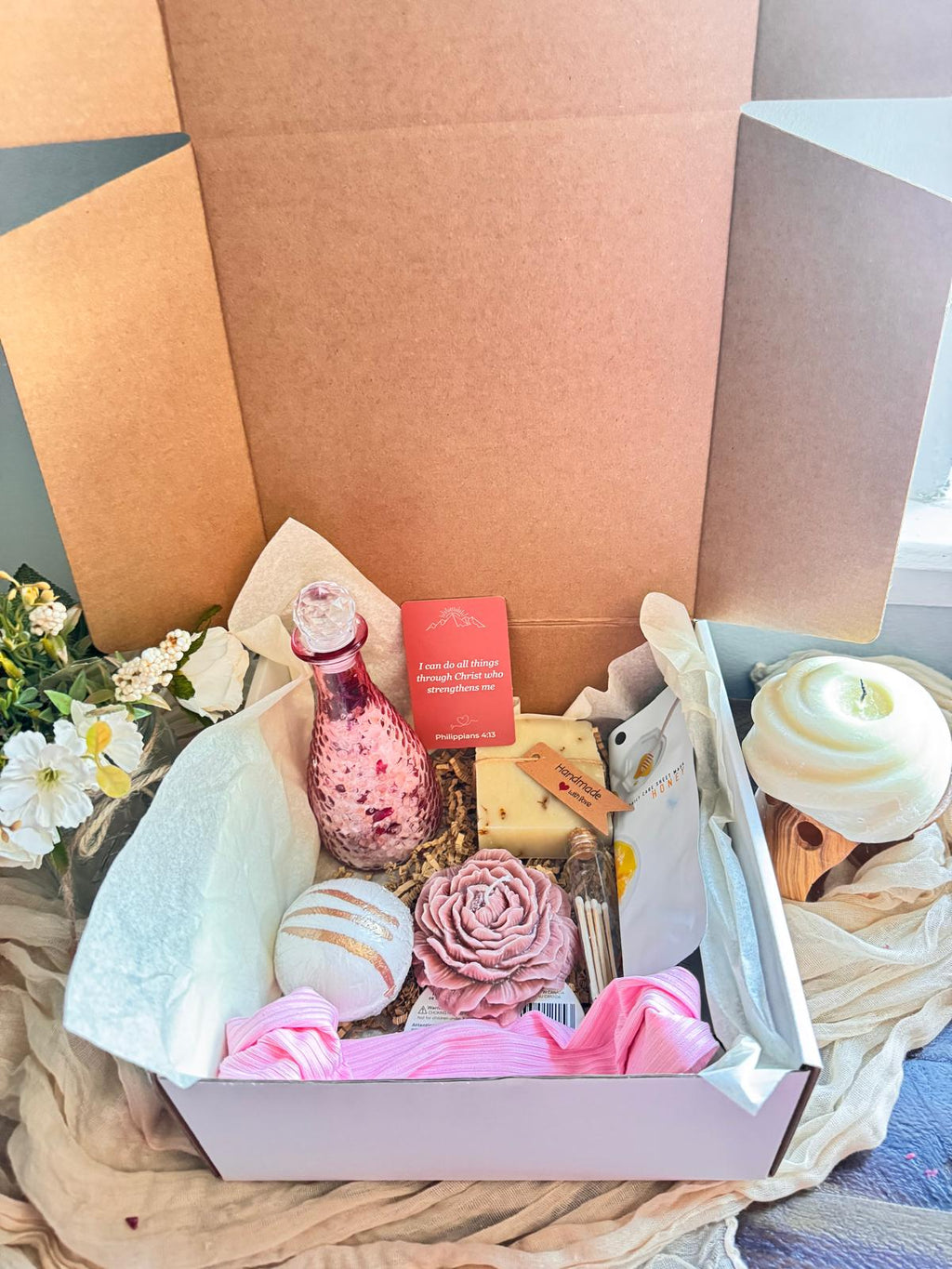 Wellness Gift Box – Blush Rose Edition