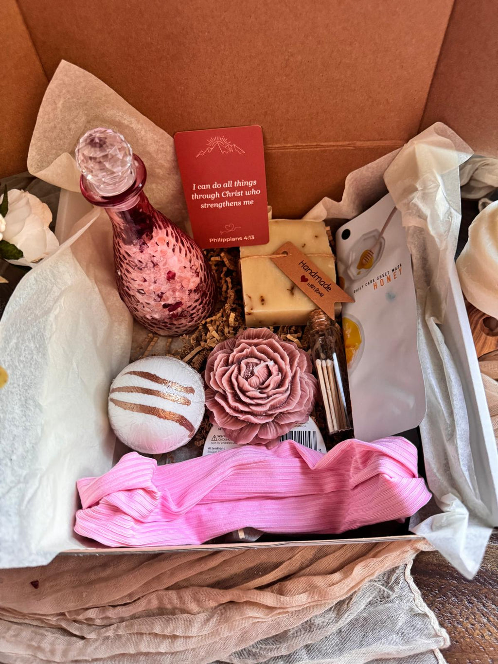 Wellness Gift Box – Blush Rose Edition